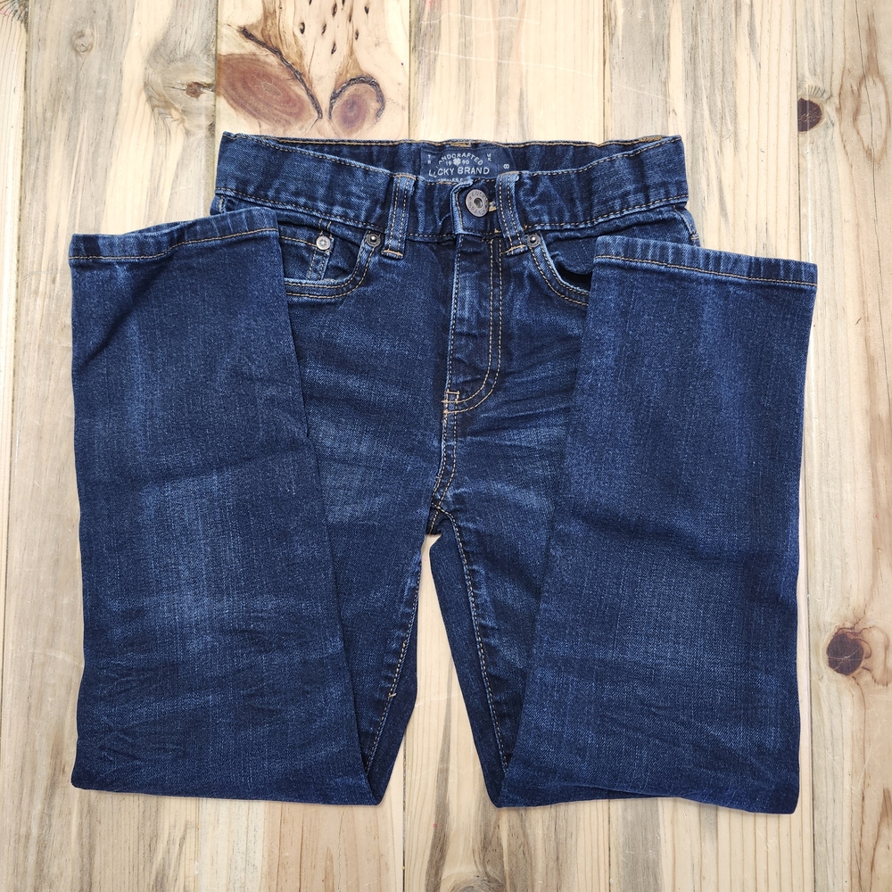 Lucky Brand Classic Straight Jeans Demin Girls Size 8